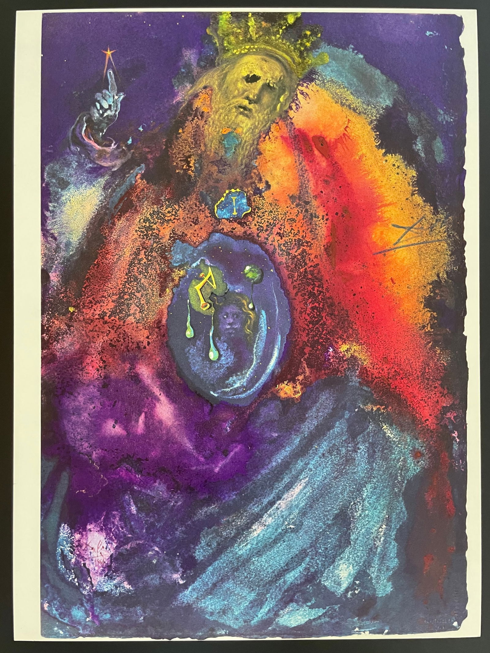 Salvador Dali: Bibla Sacra Varitas vanitatum (#53 vanity of vanitiss) page 21: Title: Salvador Dali: Bibla Sacra Varitas vanitatum (#53 vanity of vanitiss) page 21 Description: Artist: Salvador DaliTitle: Bibla Sacra Varitas vanitatum (#53 vanity of vanitiss) page 21Year: