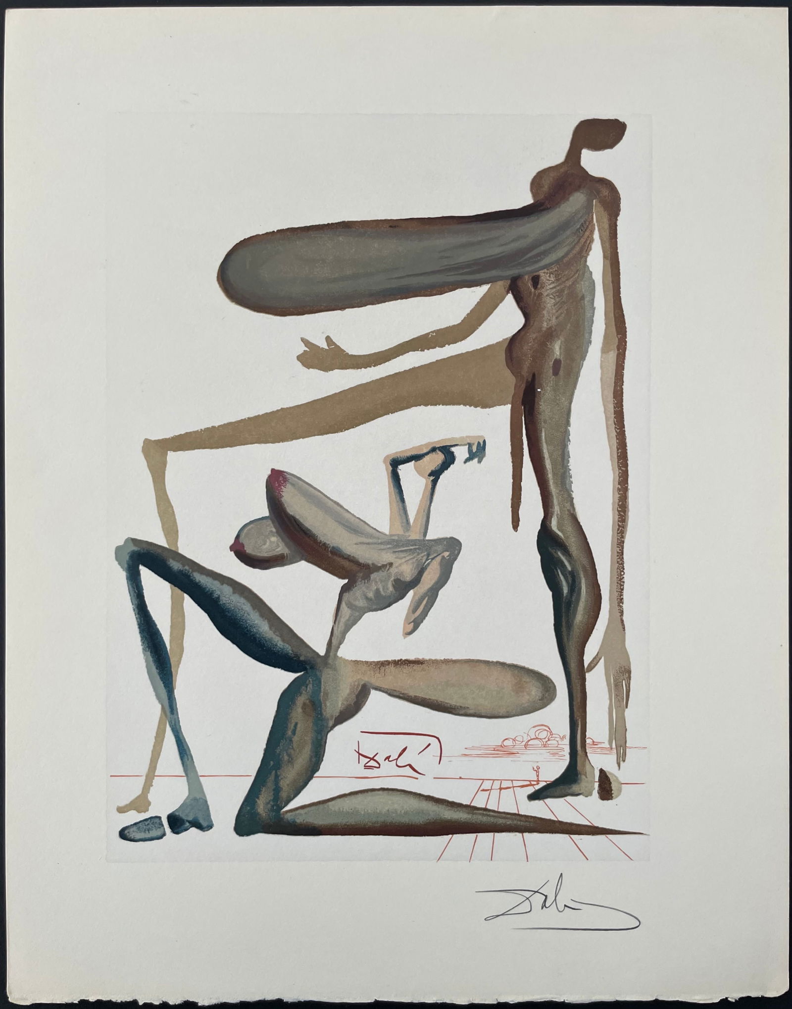 Salvador Dali: Divine Comedie Purgatory Canto 22-1: Title: Salvador Dali: Divine Comedie Purgatory Canto 22-1 Description: Artist: Salvador DaliTitle: Divine Comedie Purgatory Canto 22-1Year: 1960Medium: Wood EngravingsType: Work on paperDimensions: