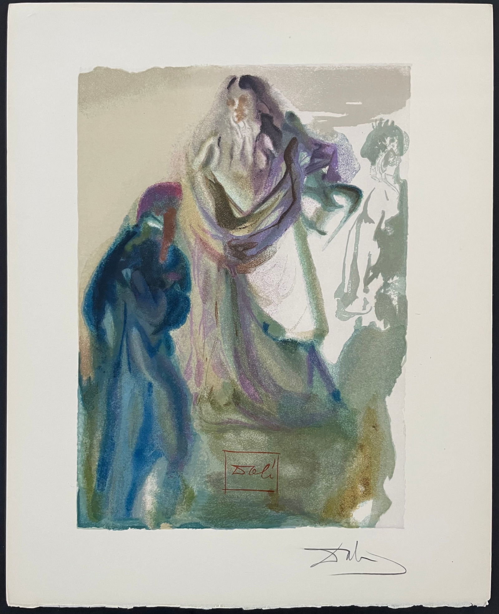 Salvador Dali: Divine Comedie Paradis Canto 28: Title: Salvador Dali: Divine Comedie Paradis Canto 28 Description: Artist: Salvador DaliTitle: Divine Comedie Paradis Canto 28Date/Period: 1960Type: Work on paperMedium: Wood EngravingsDimension: 10