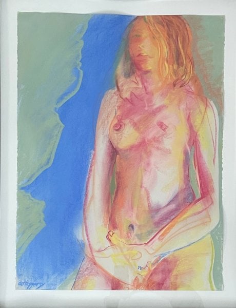 G. Haggerty: Pastel Portraits: Title: G. Haggerty: Pastel Portraits Description: Artist: G. Haggerty Title: Pastel Portraits Medium: Pastel on Paper Dimensions: Measurement including Frame ; 35 x 27 1/2 in ; 88.9 x 69.8 cm Addition