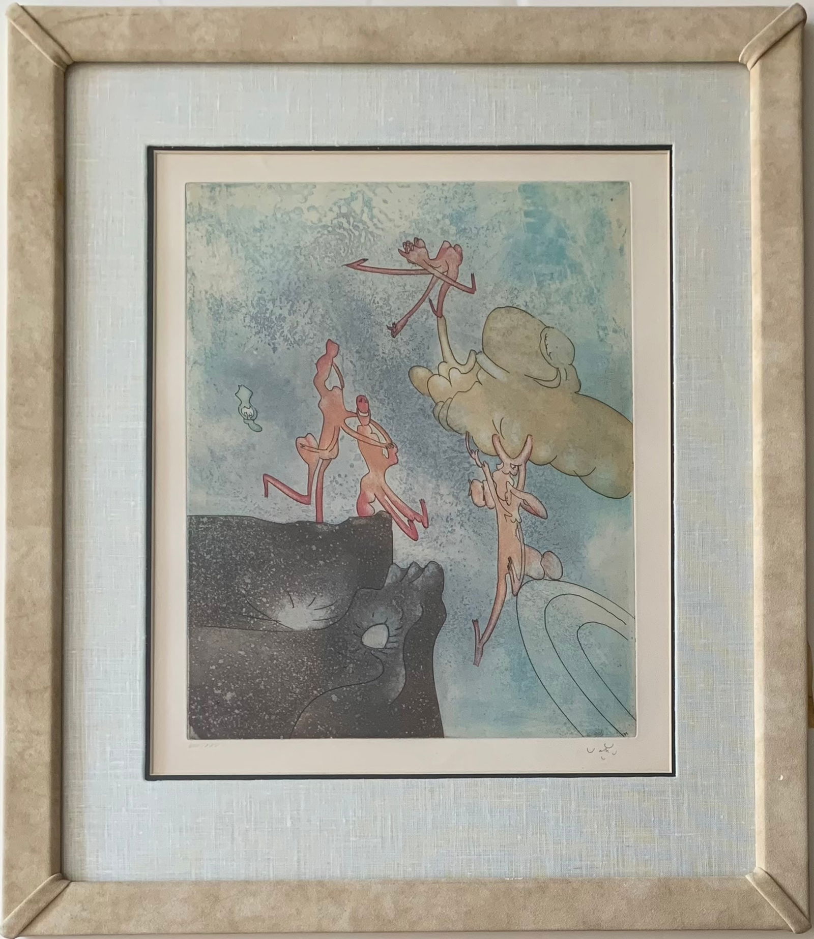 Roberto Matta: Untitled (from "Cosi fan tutte" portfolio): Title: Roberto Matta: Untitled (from "Cosi fan tutte" portfolio) Description: Artist: Roberto MattaTitle: Untitled (from "Cosi fan tutte" portfolio)Type: Work on paperDate: 1970Medium: Etching and