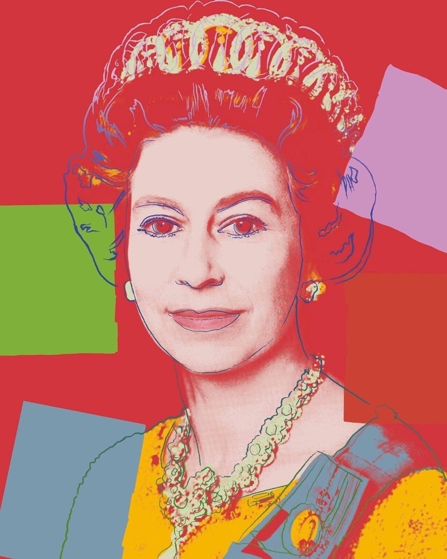 Sunday B. Morning: Queen Elizabeth II of the United Kingdom 334 (Yellow): Title: Sunday B. Morning: Queen Elizabeth II of the United Kingdom 334 (Yellow) Description: Artist: Sunday B. MorningTitle: Queen Elizabeth II of the United Kingdom 334 (Yellow)Type: N/ADate: