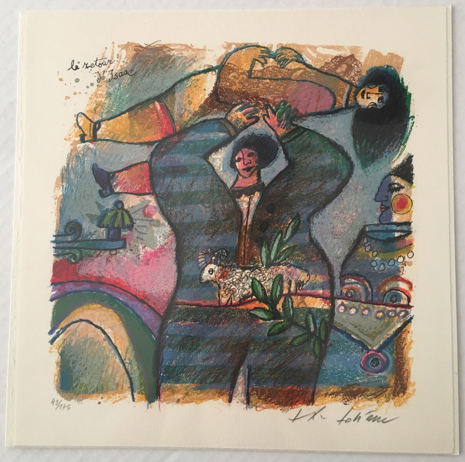 Theo Tobiasse: Les Personages (Suite of 4) (1 of 2)