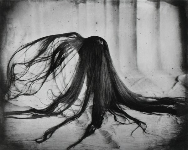 Keith Carter: Kneeling Woman: Title: Keith Carter: Kneeling Woman Description: Artist: Keith CarterTitle: Kneeling WomanMedium: PhotographDimensions: 24 x 20 in ; 61 x 50.8 cm Reserve: $1,200.00 