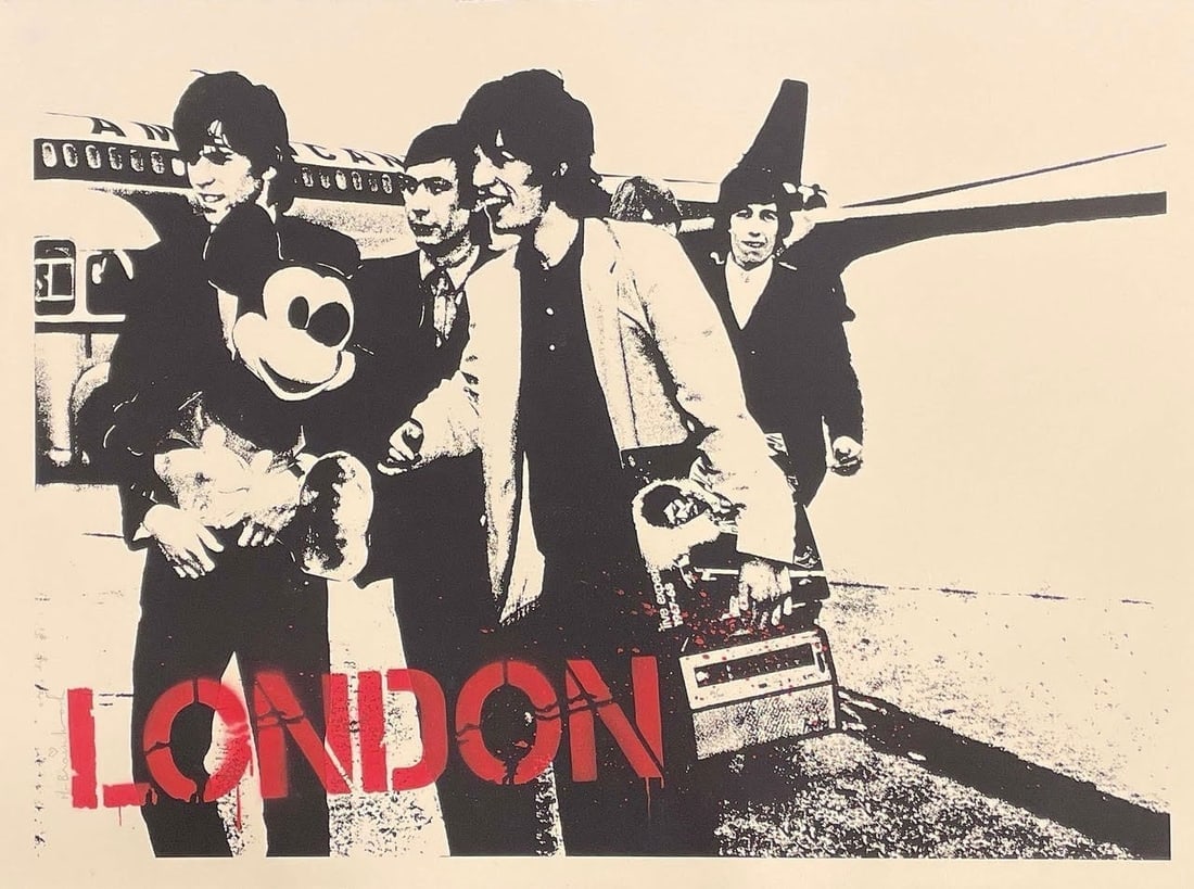 Mr. Brainwash: Rolling Home: Title: Mr. Brainwash: Rolling Home Description: Artist: Mr. BrainwashTitle: Rolling HomeDate/Period: 2009Type: Work on paperMedium: lithograph, screenprintDimension: 22 _ 30 inSigned & Dated: