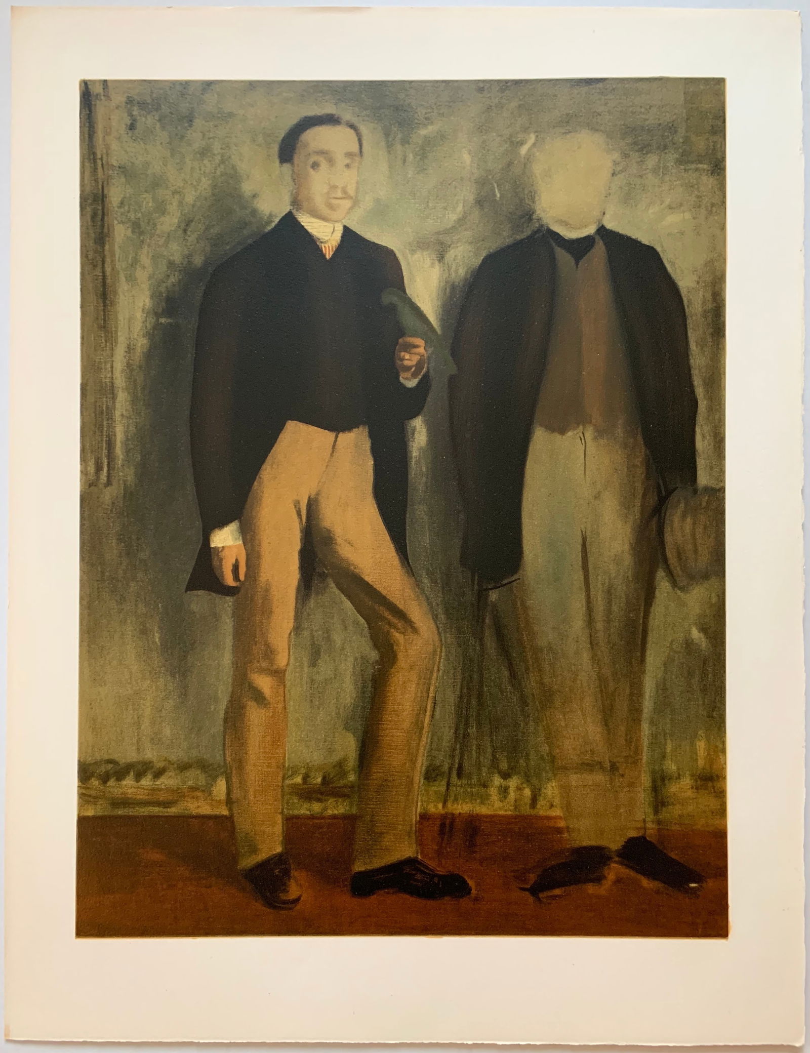 Edgar Degas: Deux Hommes en Pie (1 of 1)