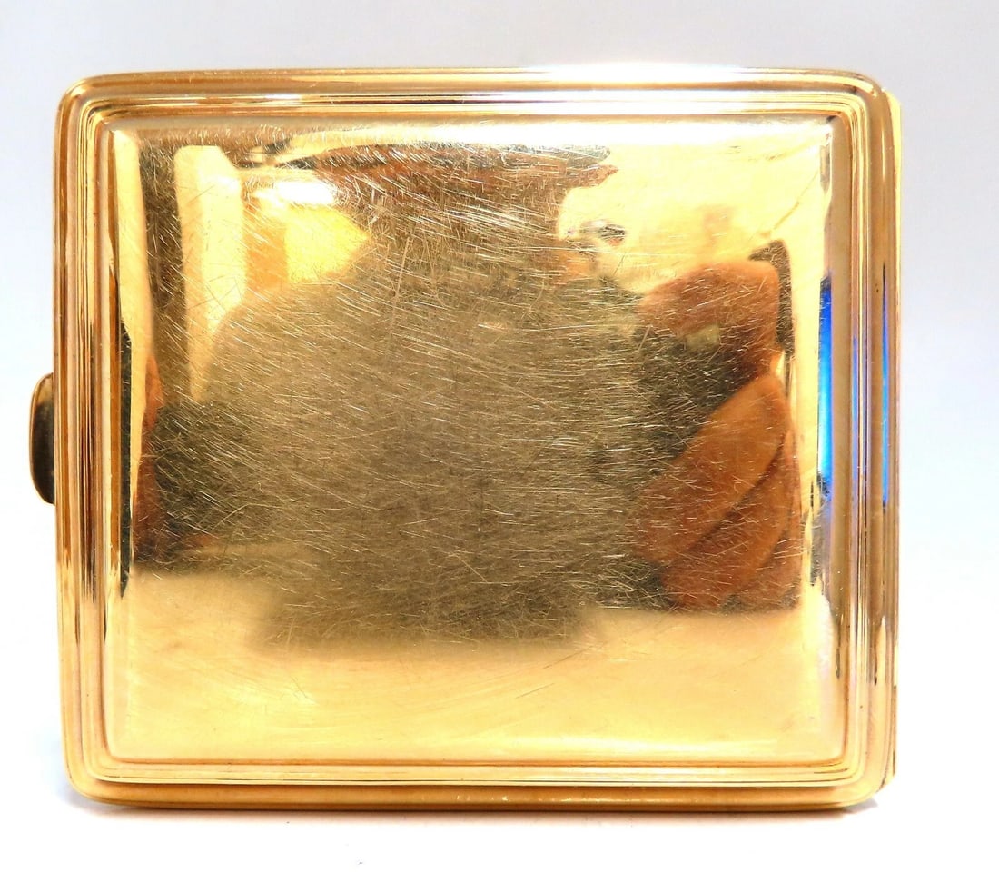 Authentic Gorham Longines Travel Clock 14 Karat Folding 8 Day Power Reserve** - 8