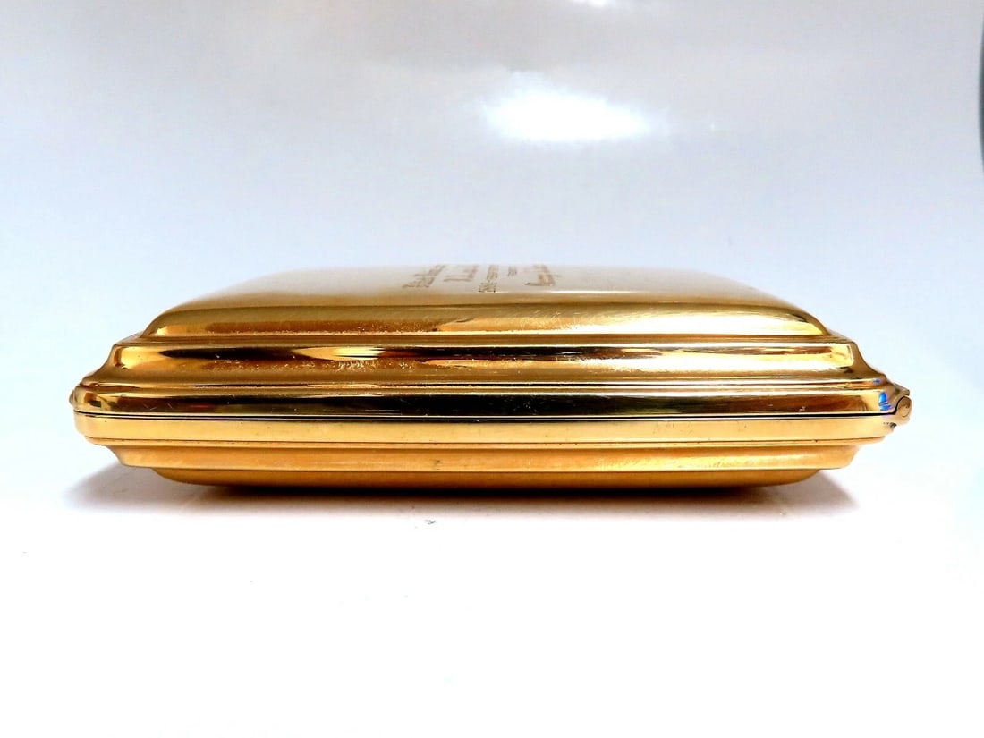 Authentic Gorham Longines Travel Clock 14 Karat Folding 8 Day Power Reserve** - 9