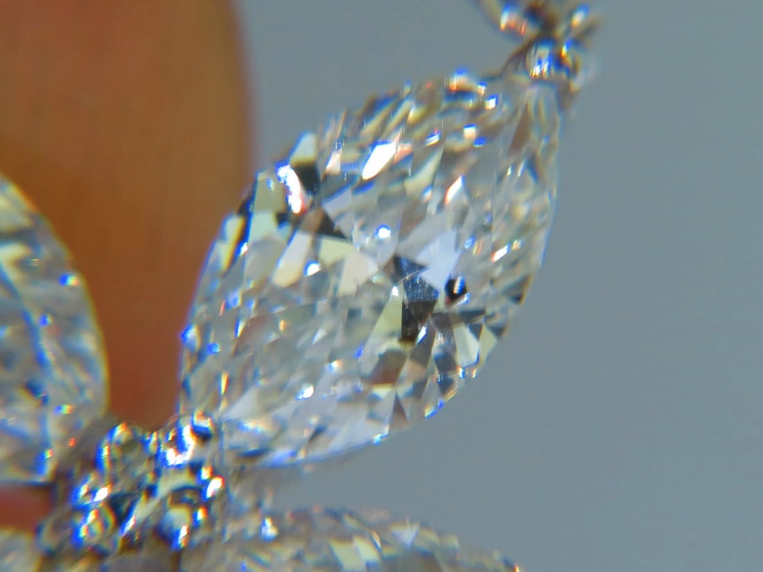 8.31CT NATURAL DIAMOND EMERALD PENDANT STAR 14kt Gold ** - 6