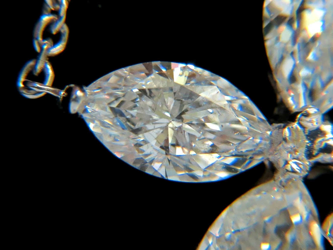 8.31CT NATURAL DIAMOND EMERALD PENDANT STAR 14kt Gold ** - 9