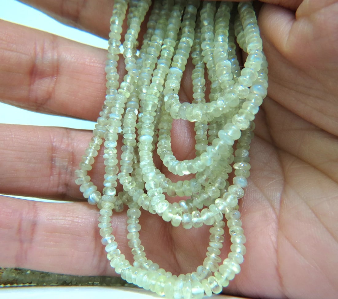 300CT NATURAL CHRYSOBERYL CATS EYE BEAD NECKLACE 14KT CLASP RARE**: Title: 300CT NATURAL CHRYSOBERYL CATS EYE BEAD NECKLACE 14KT CLASP RARE** Description: ONLY MAGNIFICENT JEWELS . . 300ct. Natural Cats eye (chrysoberyl) necklace 5 stranded at 2.8mm each With 14kt. ye