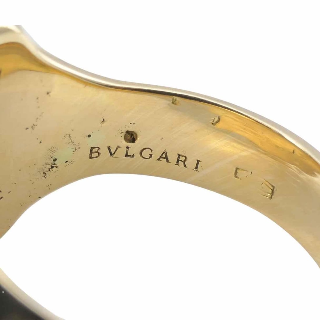 Vintage Bvlgari 18k Gold Ancient Silver Magna Grecia Centaur Ring - 17