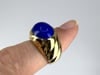 Vintage Van Cleef & Arpels 18k Gold Lapis Lazuli Ring - 20