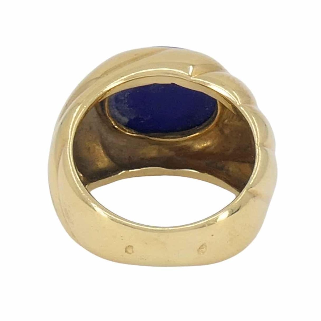 Vintage Van Cleef & Arpels 18k Gold Lapis Lazuli Ring - 3