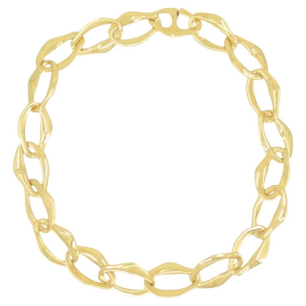 Elsa Peretti Tiffany & Co. Aegean Necklace 18k Gold: Title: Elsa Peretti Tiffany & Co. Aegean Necklace 18k Gold Description: This Elsa Peretti for Tiffany & Co. Aegean necklace is a refined study in fluid, organic form. Crafted in 18k gold, it features
