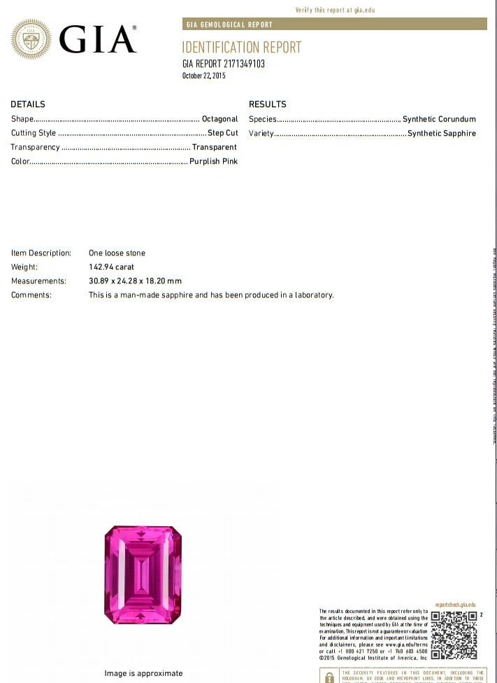 GIA Lab Pink Sapphire Diamonds Ruby Bangle Bracelet Parisian Posh Deco** - 12