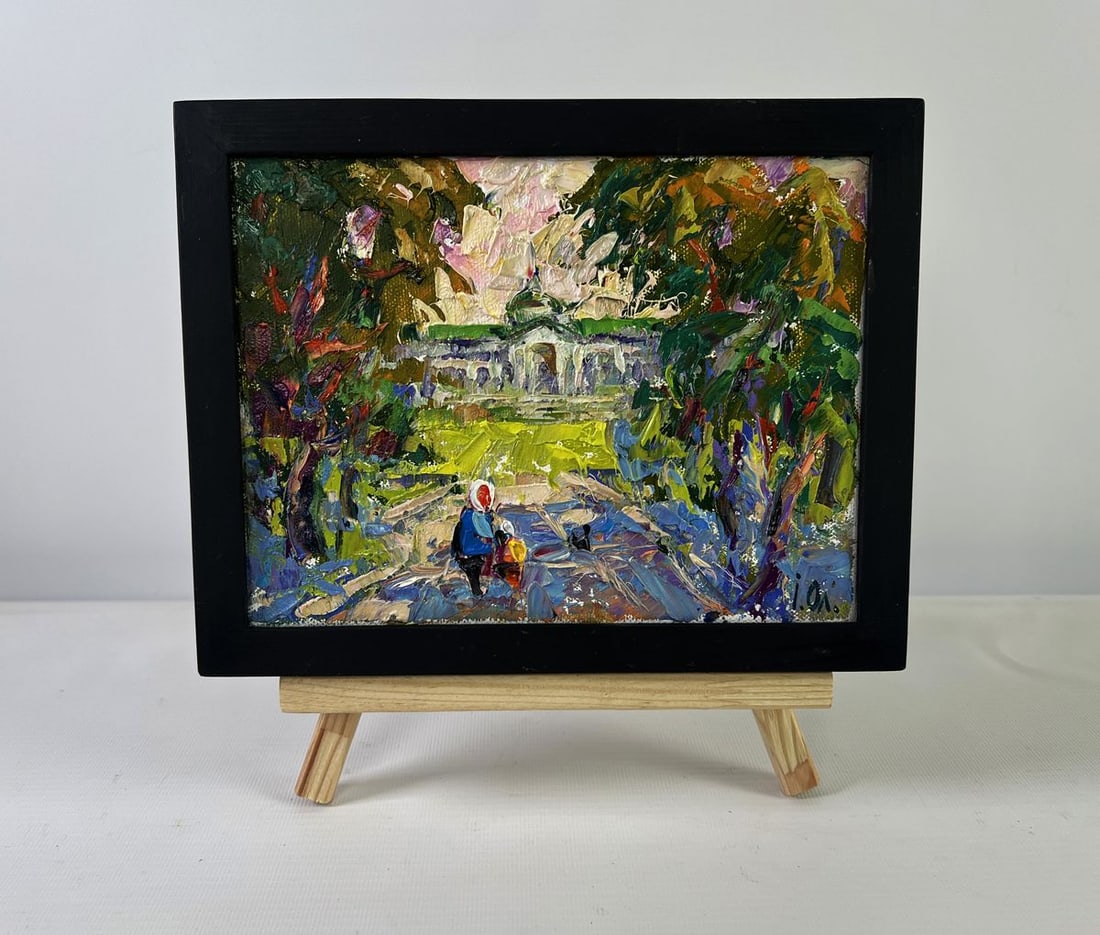Oil painting Peace of the park Oleksiy Ivanyuk (1 of 8)