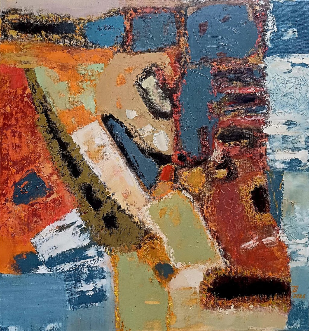 Abstract Oil painting Mention of Copenhagen Tetyana Shulyak (1 of 10)