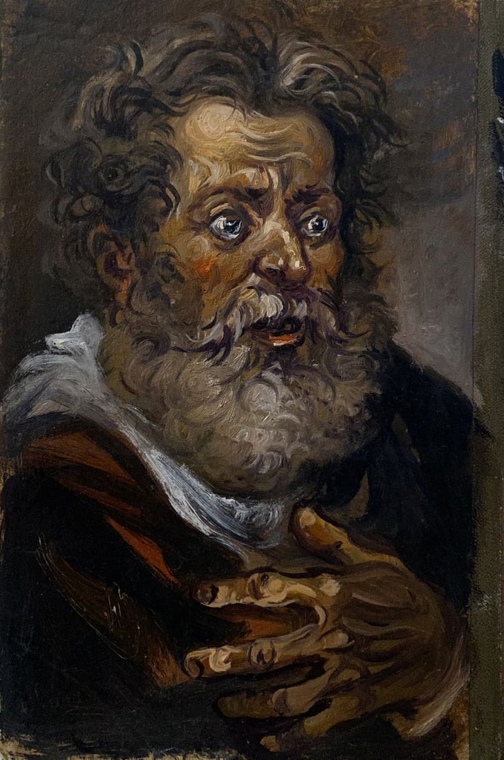 Oil painting Surprised Alexander Arkadievich Litvinov: Title: Oil painting Surprised Alexander Arkadievich Litvinov Description: NoLitv 710 *** ABOUT THIS PAINTING *** * TITLE: "Surprised" * ARTISTS: Alexander Arkadievich Litvinov * SIZE: -cm/'- inches' *