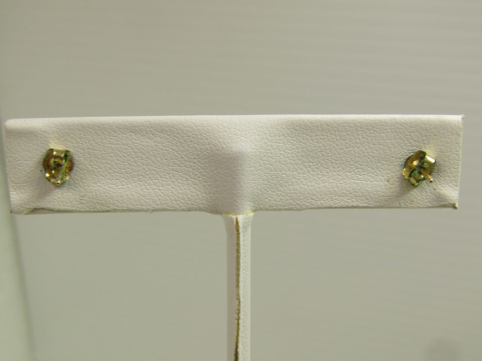 Vintage 14kt Gold Rose Earrings, Studs, Signed MA, 1980's - 4