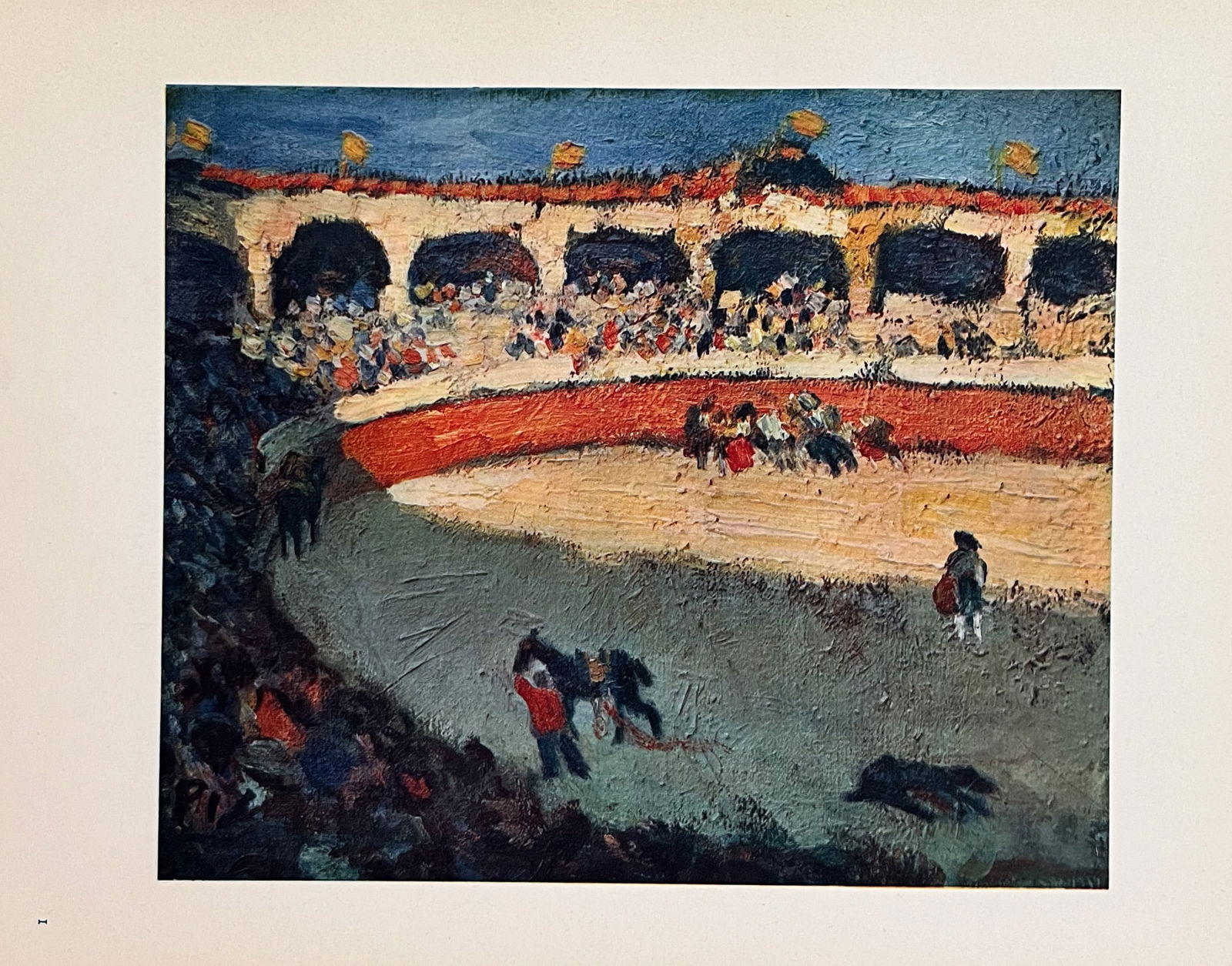 Picasso Heliogravure 1 Course de taureaux 1946: Title: Picasso Heliogravure 1 Course de taureaux 1946 Description: Artist: Pablo Picasso Title: Course de taureaux 1901 Medium: Heliogravure 1 Marks: Not signed, not numbered Paper Size: 10.50 x 8.50