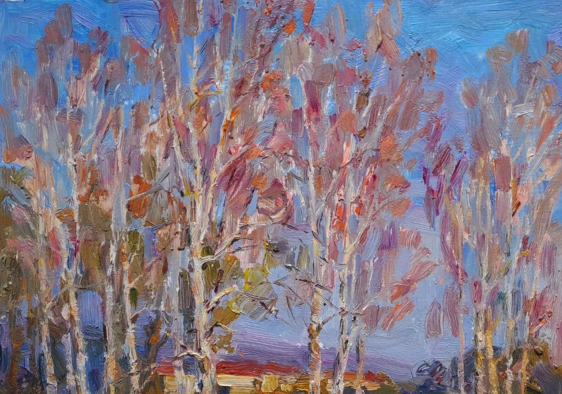 Oil painting Whispering birches Ivan Kovalenko - 2