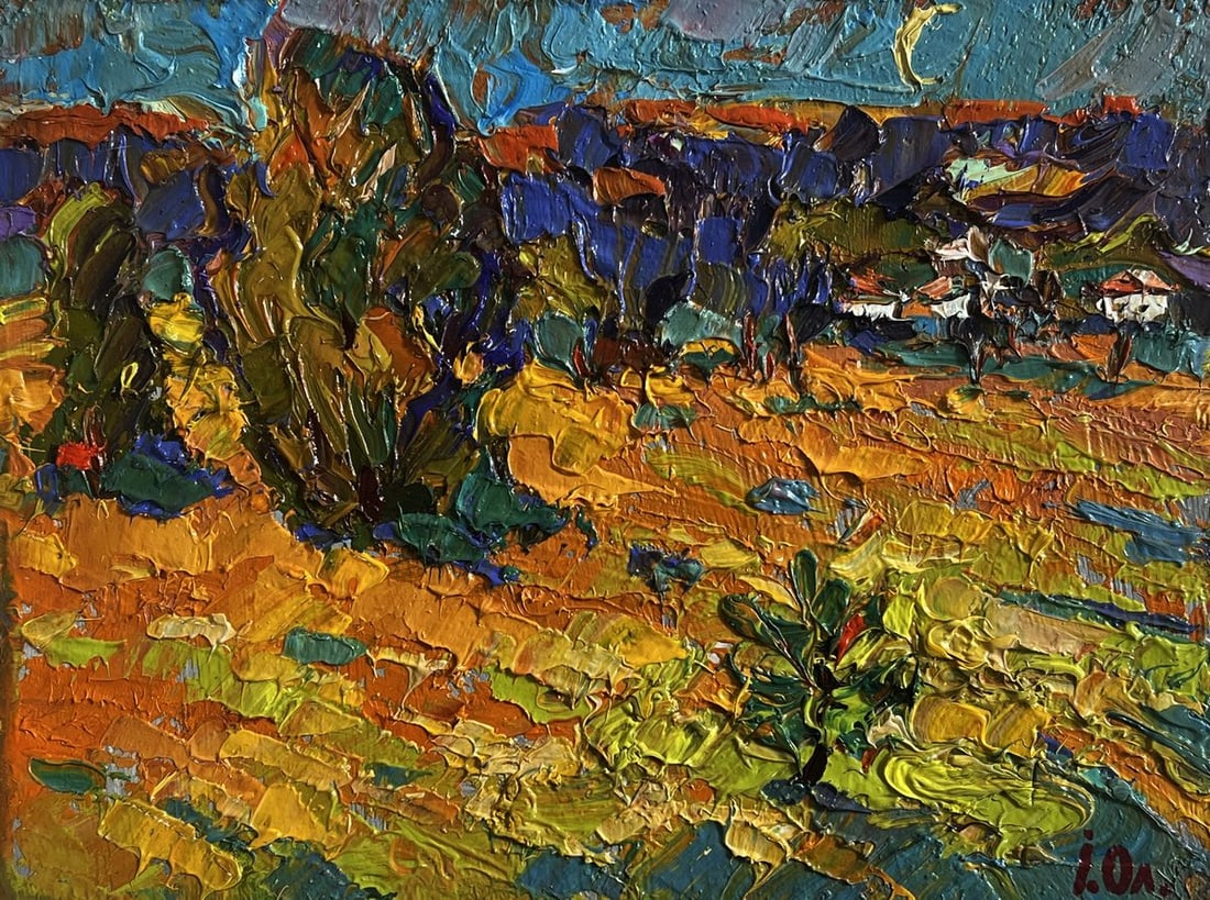 Oil painting Moonlit night Alex Kalenyuk (1 of 8)