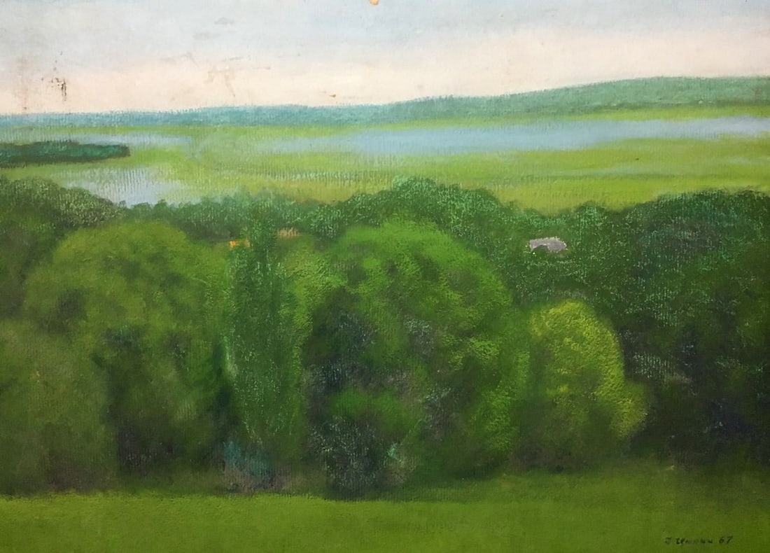 Oil painting Elegy Ivan Kirillovich Tsyupka (1 of 10)