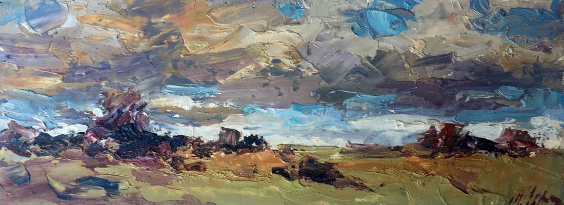 Oil painting Windy day Alexander Nikolaevich Cherednichenko: Title: Oil painting Windy day Alexander Nikolaevich Cherednichenko Description: №AAA2451 *** ABOUT THIS PAINTING *** * TITLE: "Windy day" * ARTISTS: Alexander Nikolaevich Cherednichenko * SIZE: