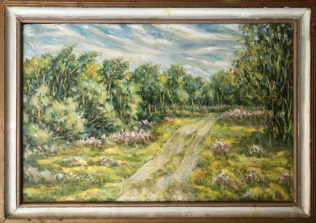 Oil painting The village of Mykhailivka Shapoval Ivan Leontyevich (1 of 12)