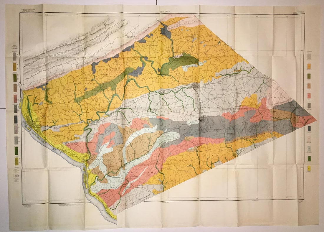 Soil Map Pennsylvania Lebanon Sheet.: Publication Date:1901 Title:Soil Map Pennsylvania Lebanon Sheet.,li>Cartographer:SMITH, W.G./FRANK BENNETT, JR. Publisher:U.S. DEPT. OF AGRICULTURE. BUREAU OF SOILS Brief Description:Handsomely chromo