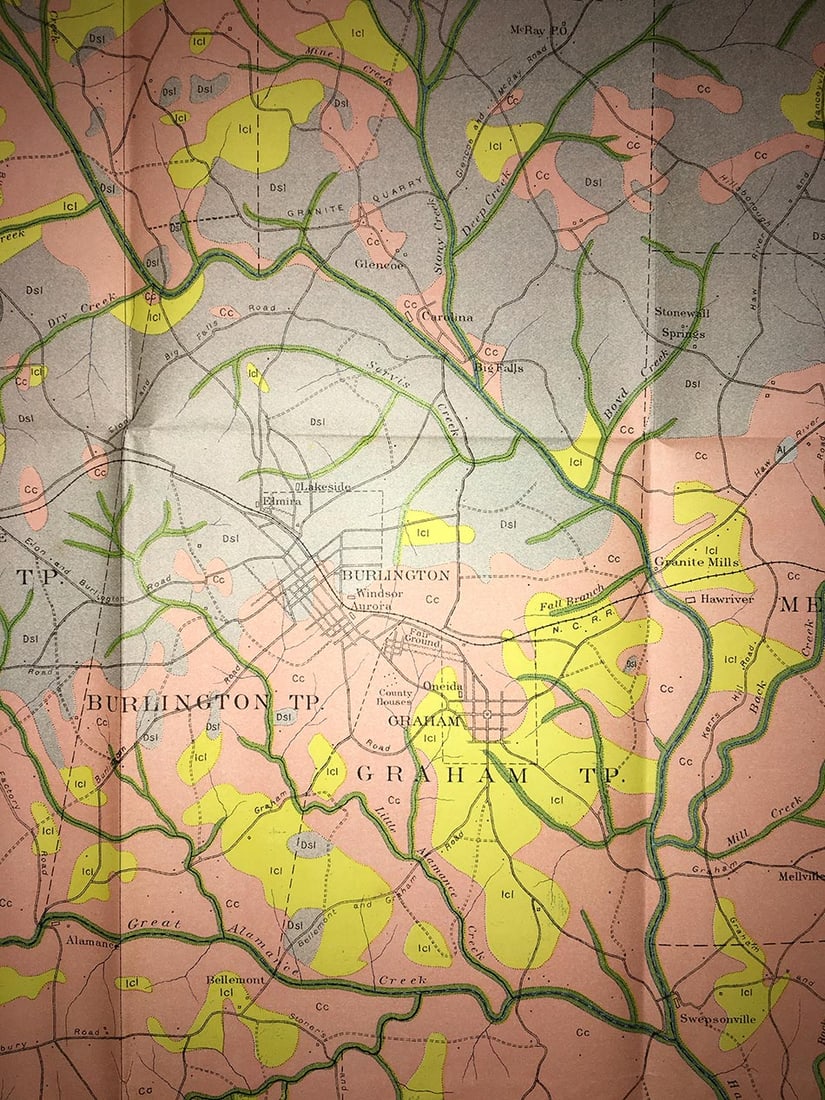 Soil Map North Carolina Alamance Co. Sheet - 2