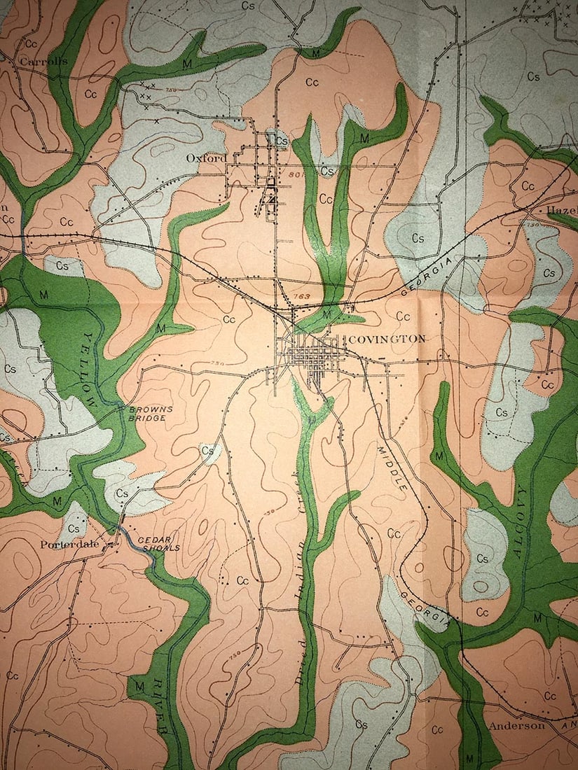Soil Map Georgia Covington Sheet - 2