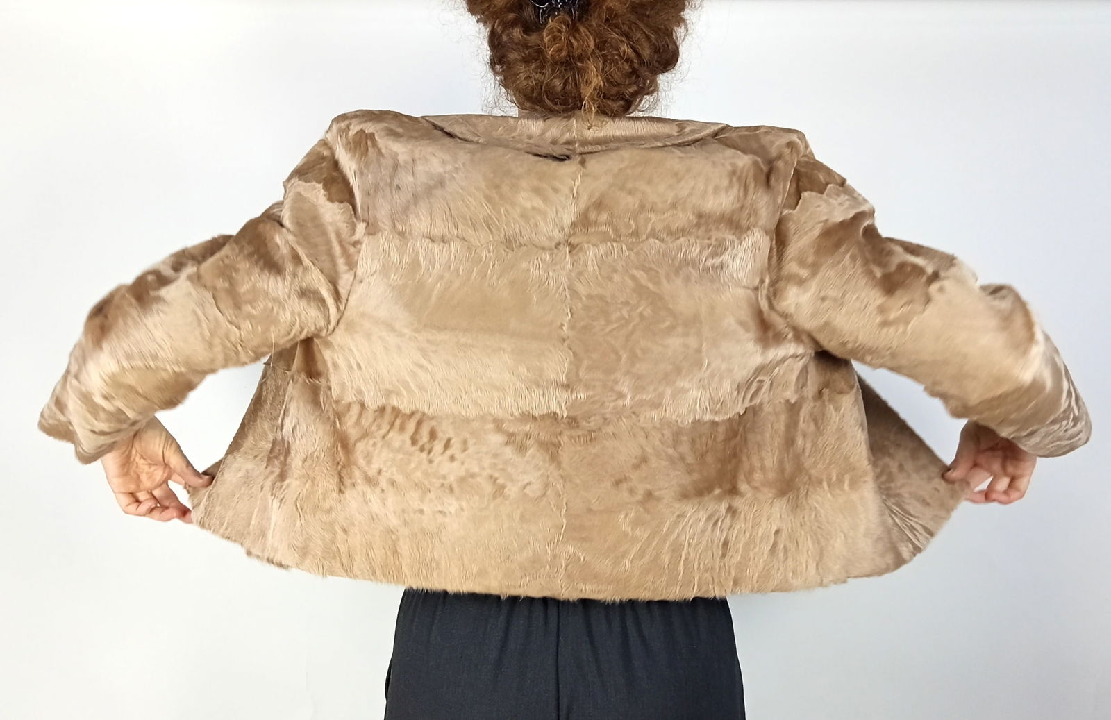 GOLDEN LAMB FUR JACKET EU: M - US:14 - 6