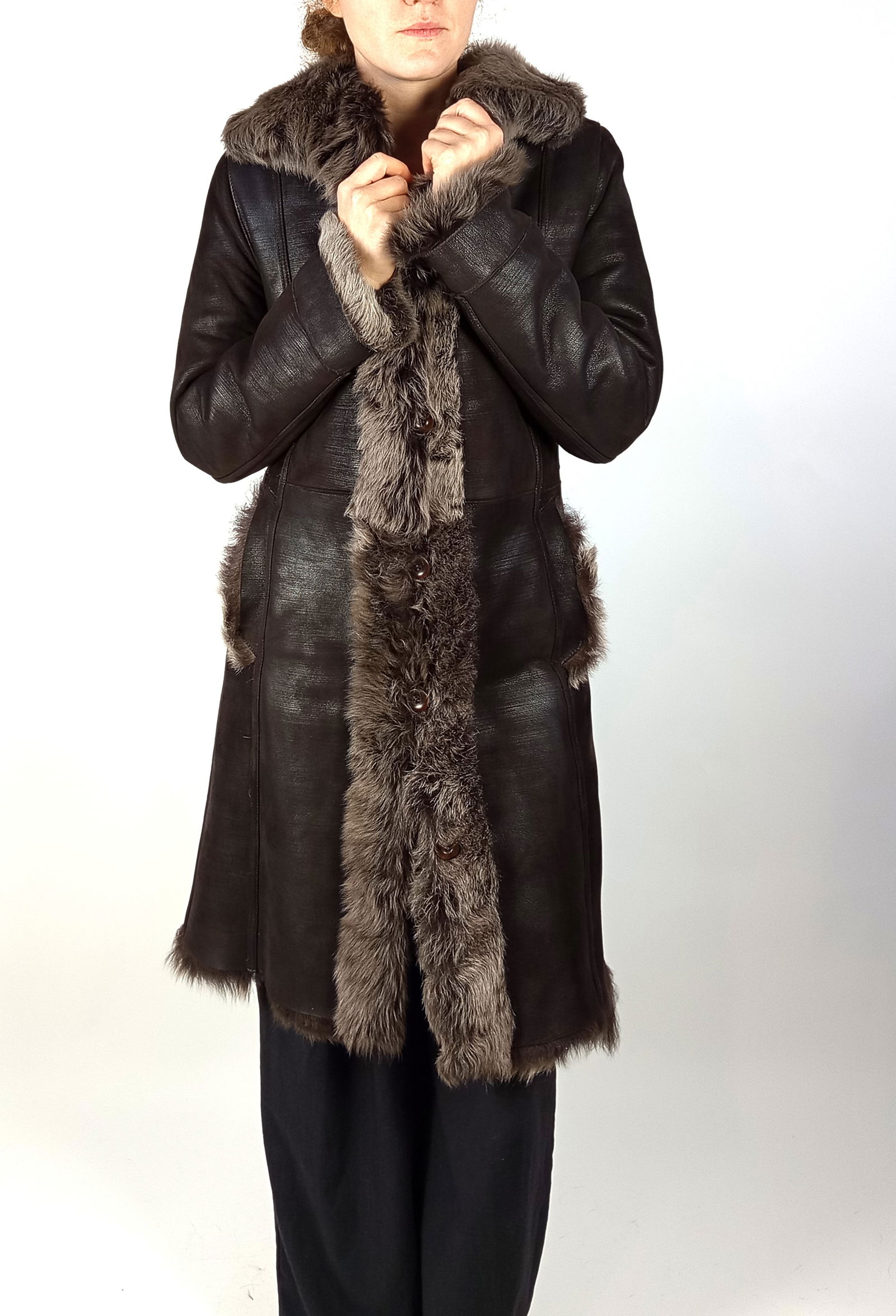 DYED FOX FUR COAT EU: S - US:6 - 2