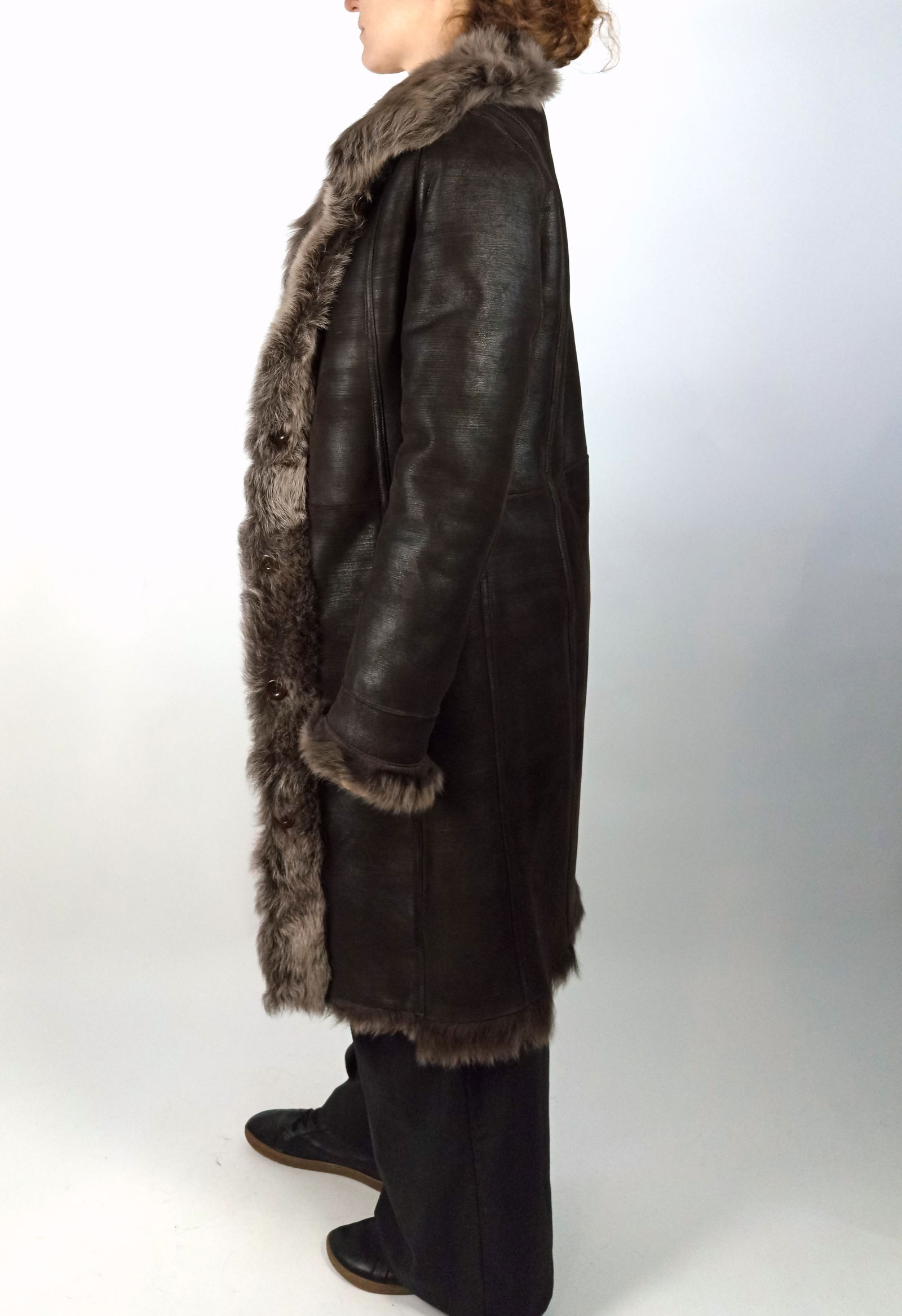 DYED FOX FUR COAT EU: S - US:6 - 5