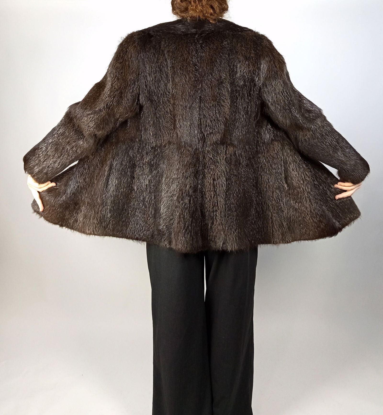 BEAVER FUR JACKET EU: S - US:8 - 6