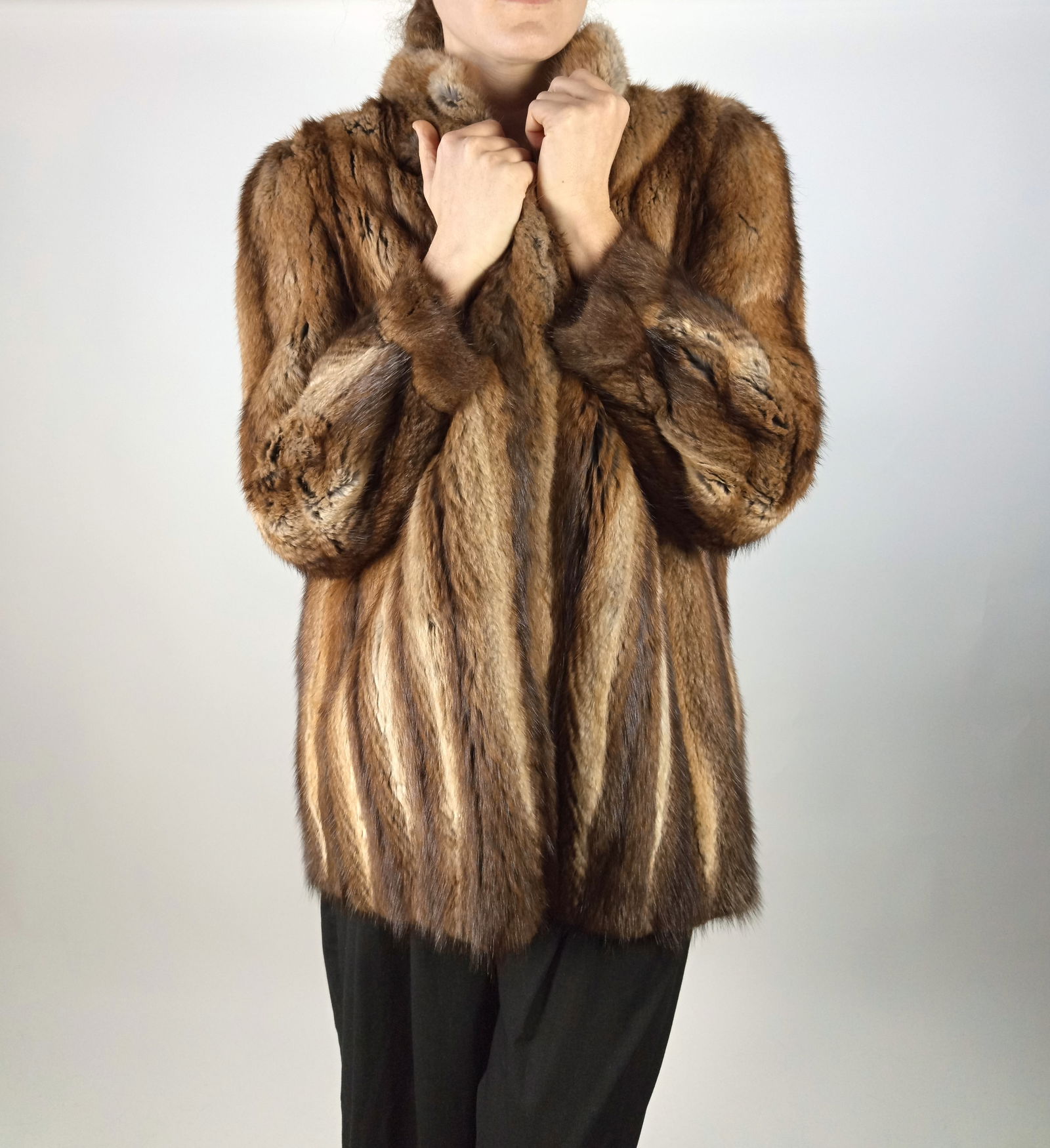 BISAM FUR JACKET EU: L - US:16 - 2