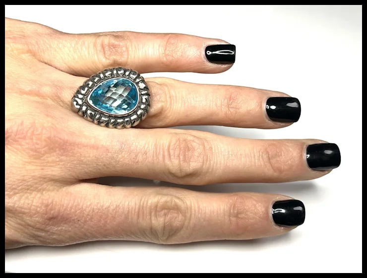 Vintage BJC Sterling Silver Ring - 9