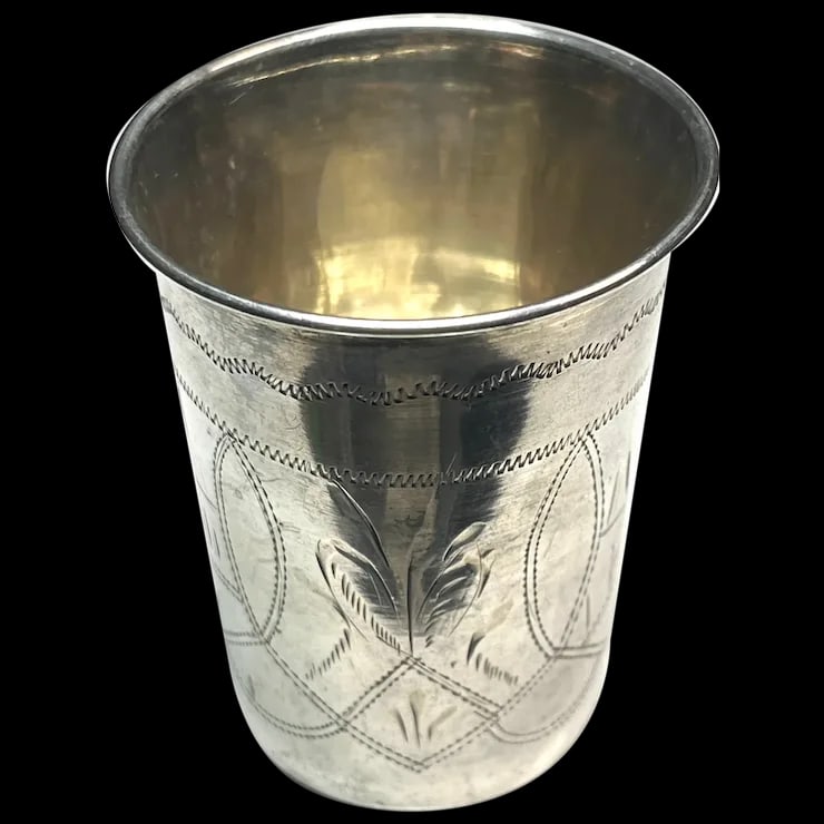 Antique Russian Sterling Silver Vodka Cup 84 (1 of 10)
