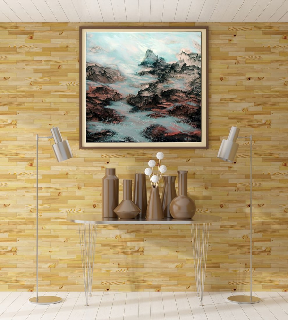 Oil painting Tibetan fog Igor Konovalov - 3