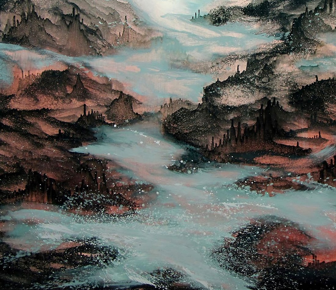 Oil painting Tibetan fog Igor Konovalov - 6