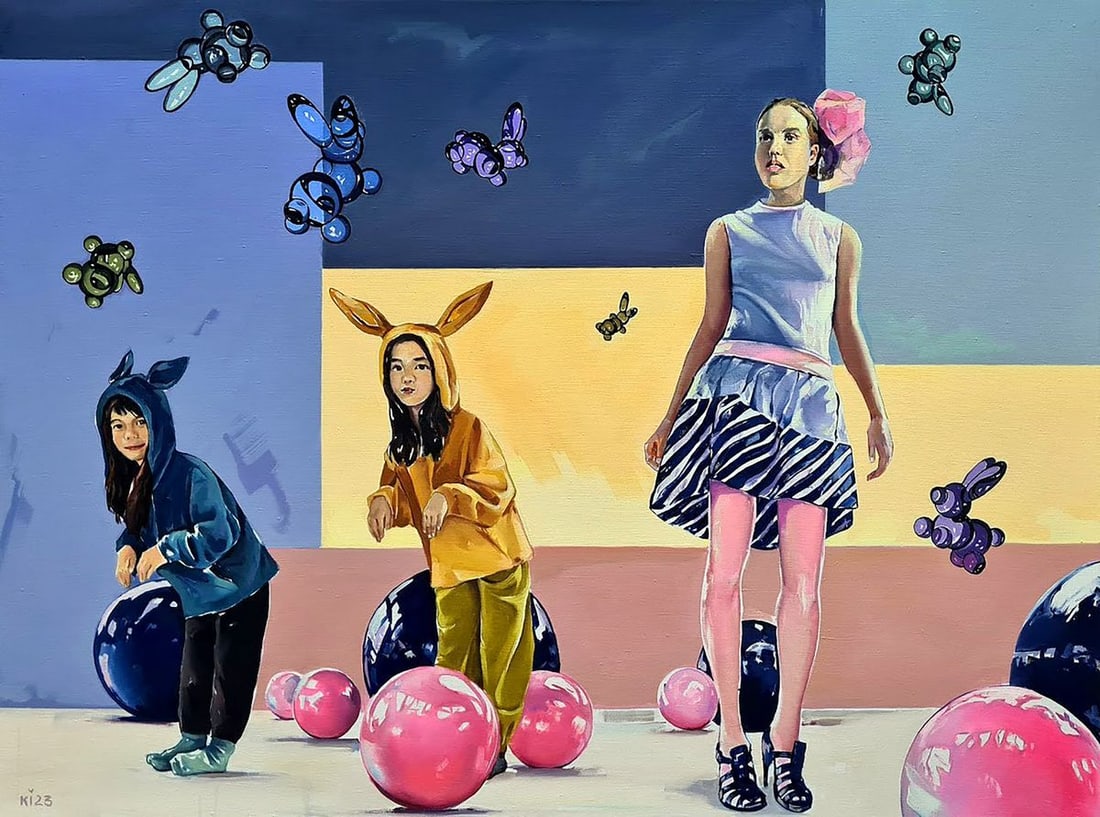 Oil painting Equilibrium Igor Konovalov: Title: Oil painting Equilibrium Igor Konovalov Description: Kon 4 *** ABOUT THIS PAINTING *** * TITLE: "Equilibrium part 3" * ARTISTS: Igor Konovalov * SIZE: 120x90 cm/'47.24x35.43 inches' * MEDIUM: o