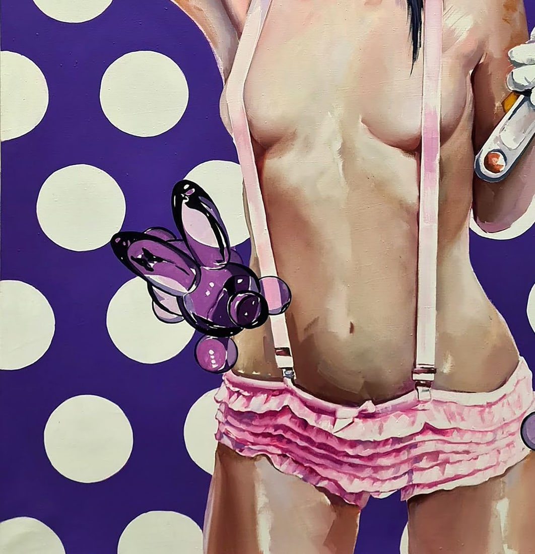 Oil painting Girl with a key Igor Konovalov - 6