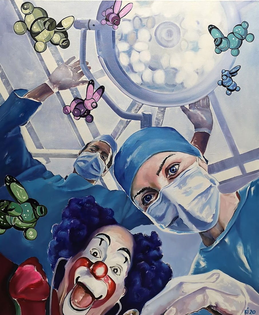 Oil painting Customizers Igor Konovalov: Title: Oil painting Customizers Igor Konovalov Description: Kon 51 *** ABOUT THIS PAINTING *** * TITLE: "Customizers" * ARTISTS: Igor Konovalov * SIZE: 100x120 cm/'39.37x47.24 inches' * MEDIUM: oil, c