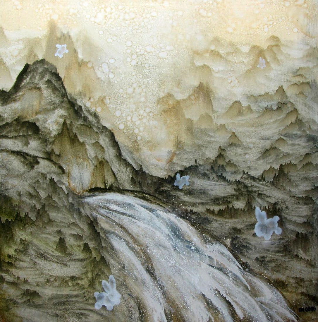 Oil painting Once upon a time in Tibet Igor Konovalov (1 of 7)