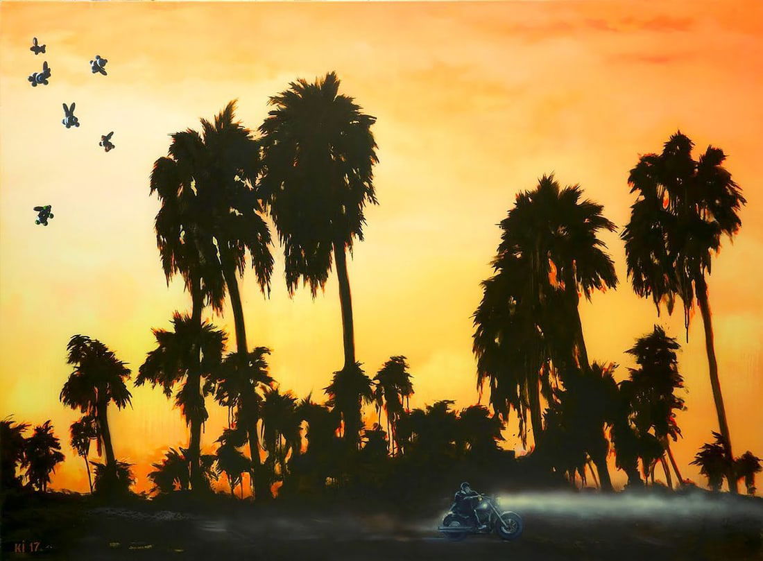 Oil painting Lost GPS Igor Konovalov: Title: Oil painting Lost GPS Igor Konovalov Description: Kon 65 *** ABOUT THIS PAINTING *** * TITLE: "Lost GPS" * ARTISTS: Igor Konovalov * SIZE: 190x140 cm/'74.80x55.11 inches' * MEDIUM: oil, canvas