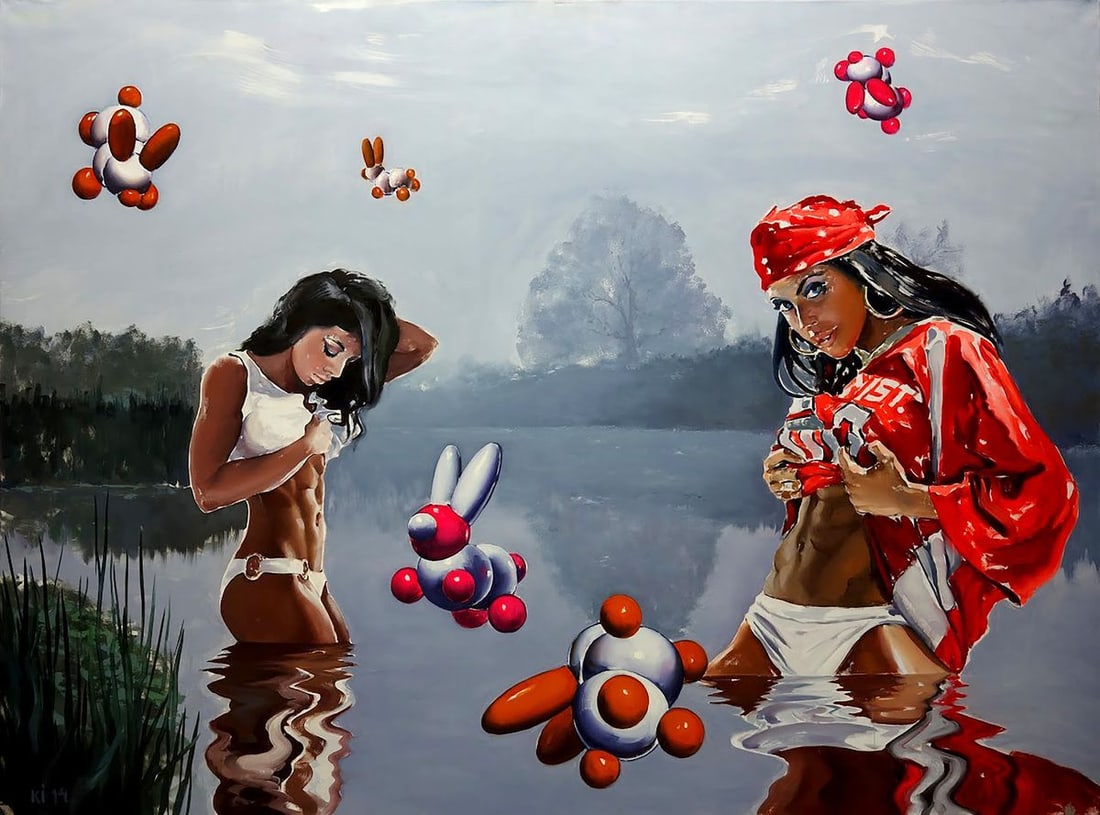 Oil painting Relax Igor Konovalov: Title: Oil painting Relax Igor Konovalov Description: Kon 66 *** ABOUT THIS PAINTING *** * TITLE: "Relax" * ARTISTS: Igor Konovalov * SIZE: 180x130 cm/'70.86x51.18 inches' * MEDIUM: oil, canvas *