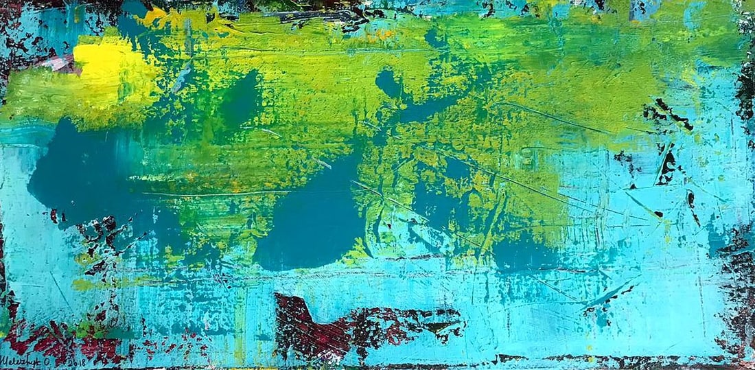 Acrylic painting Dolphin Melezhik Olga (1 of 7)