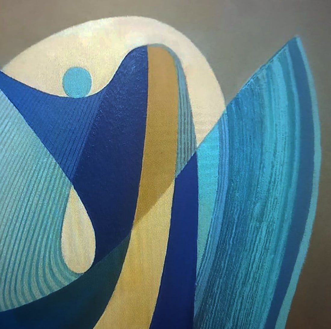 Oil painting Blue sculpture Alexander Strashevich - 3